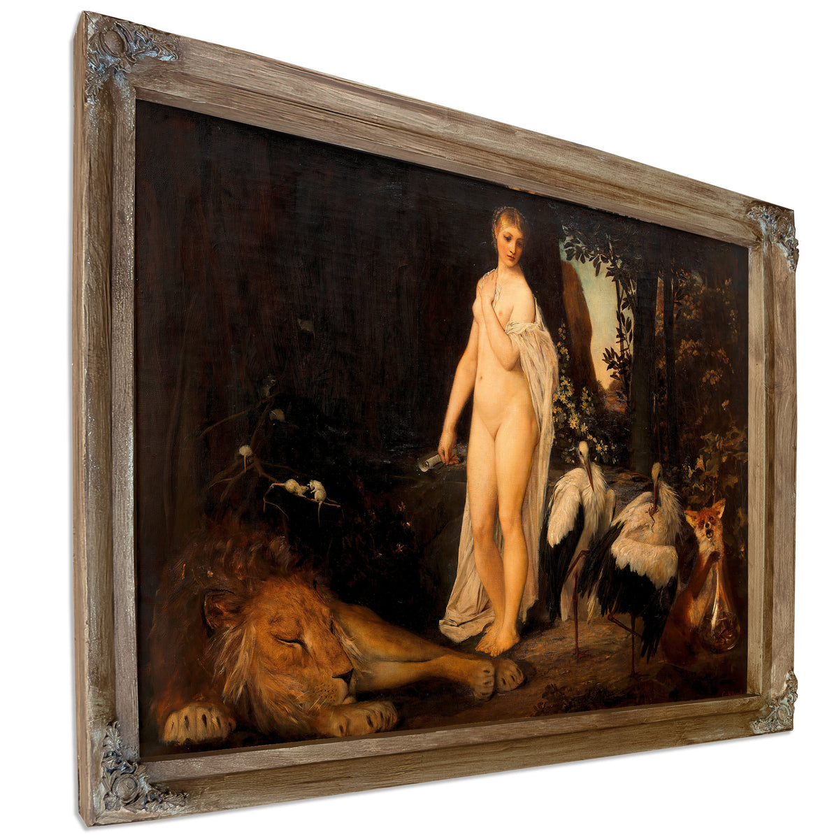 Fabel 1883 By Gustav Klimt