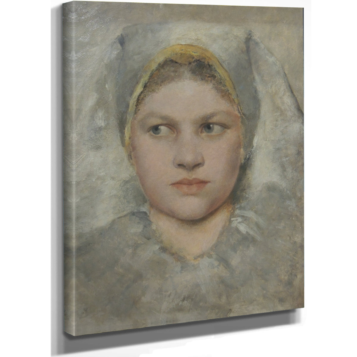 Head Study a Girl von Hana By Gustav Klimt