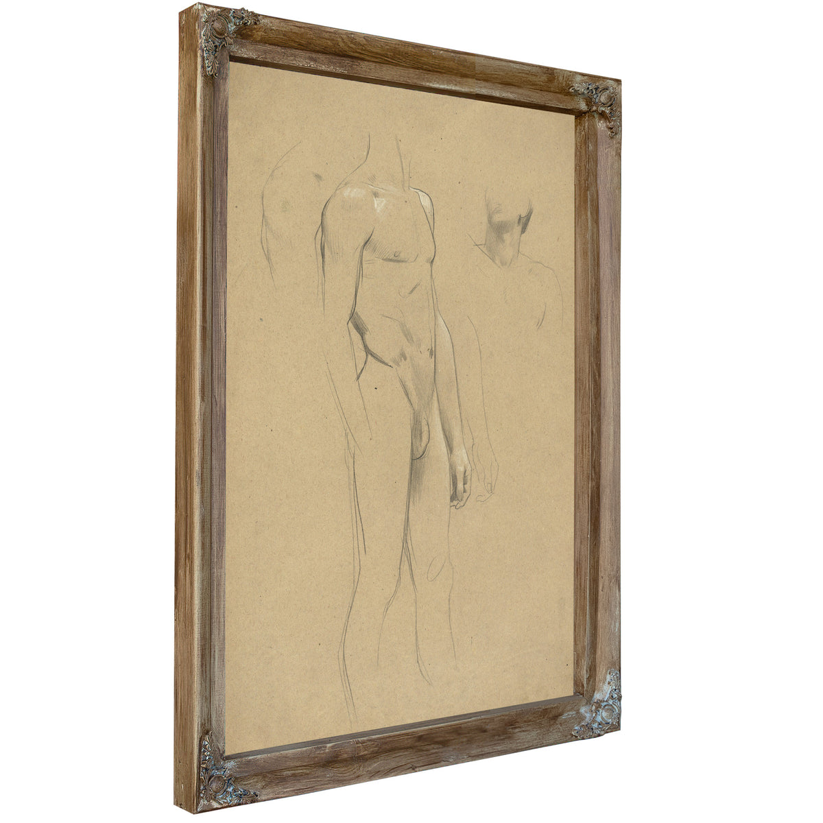 Mannlicher Akt Ohne Kopf Hals Und By Gustav Klimt