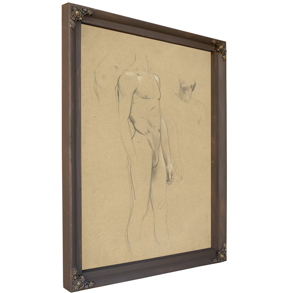 Mannlicher Akt Ohne Kopf Hals Und By Gustav Klimt