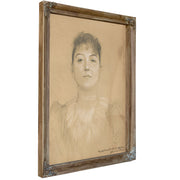 Portrait Einer Frau 1890 1891 By Gustav Klimt