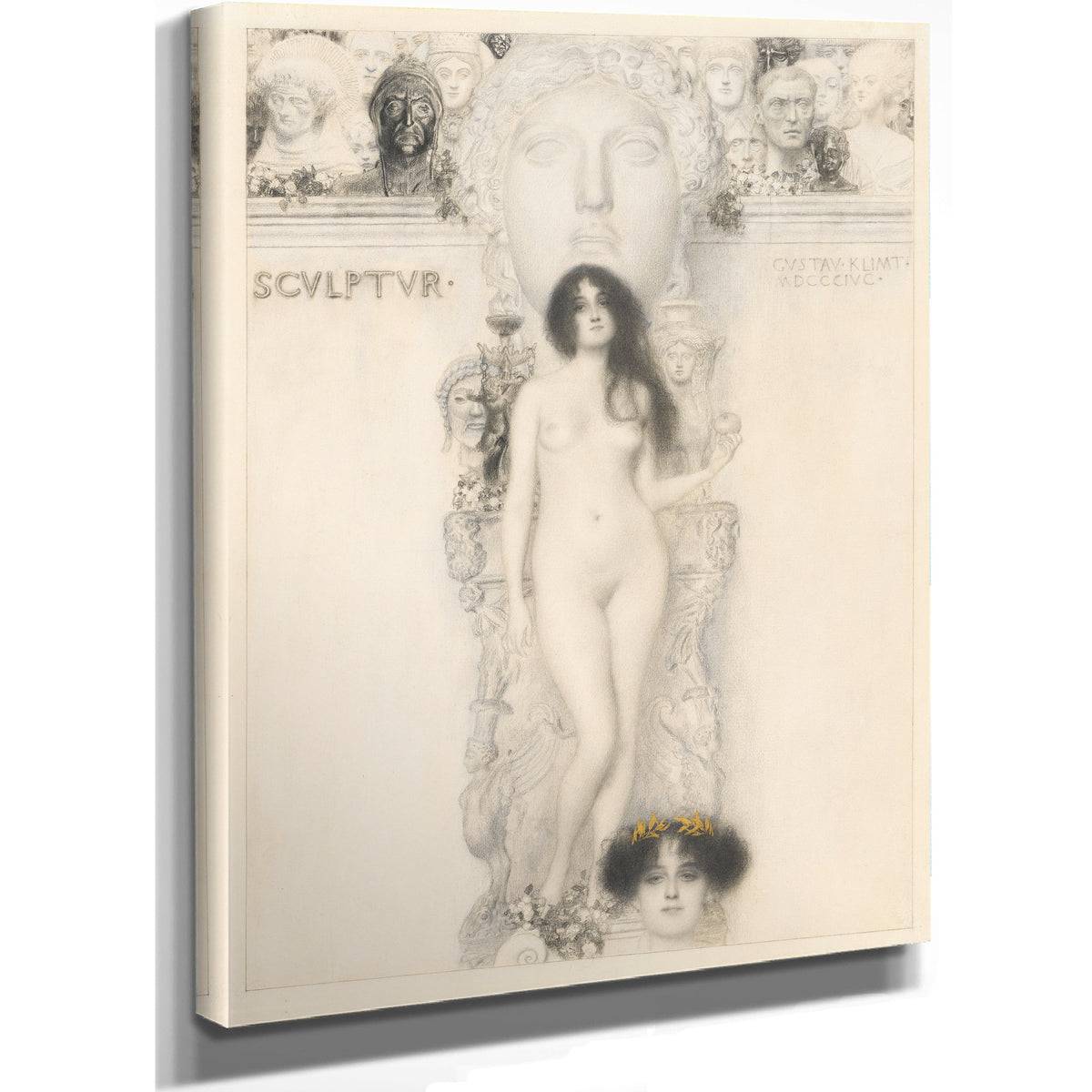 Sculptur By Gustav Klimt