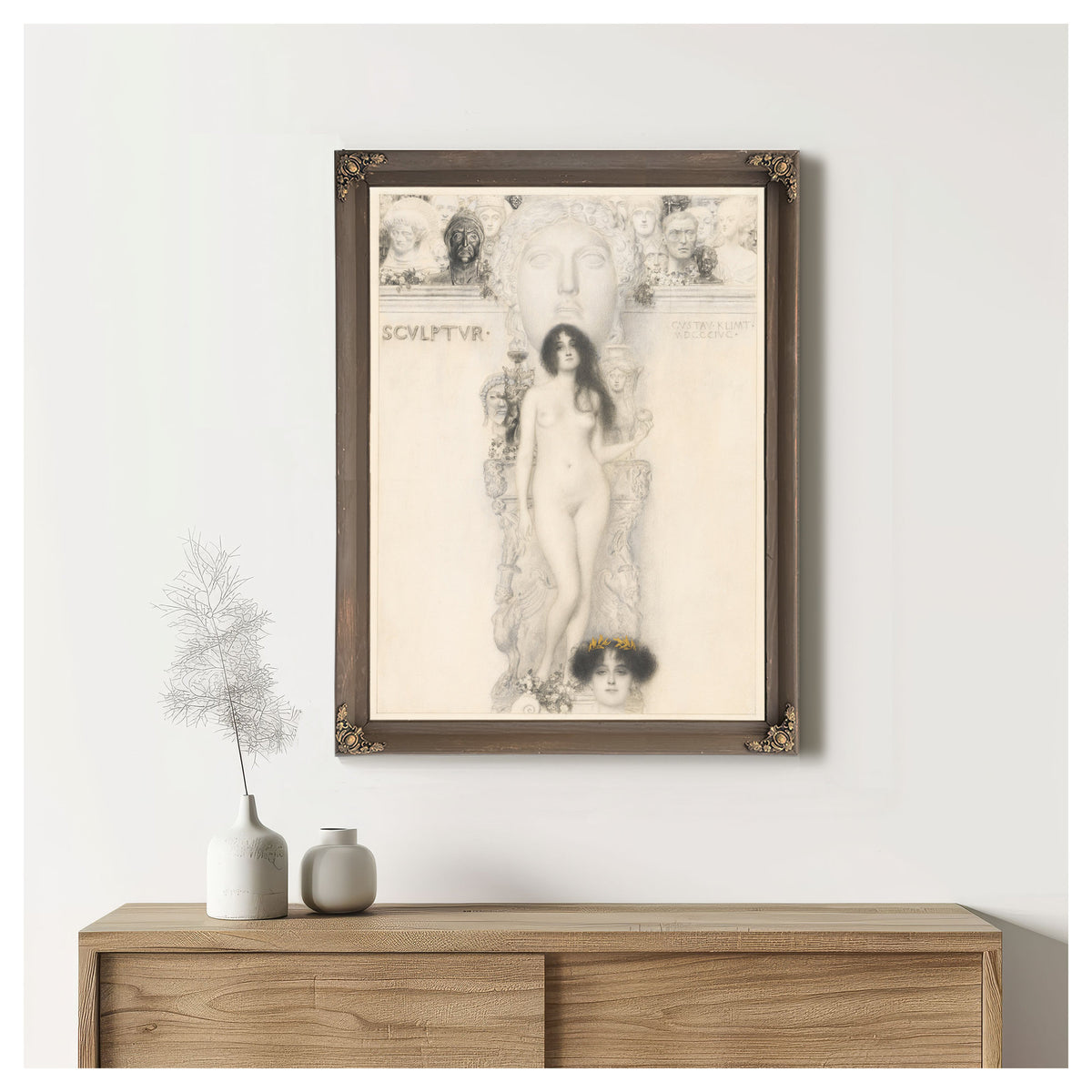Sculptur By Gustav Klimt