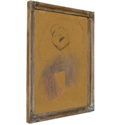 Weiblicher Kopf Dekorative Lineare By Gustav Klimt