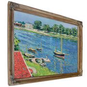 La Seine Argenteuil Bateaux Au By Gustave Caillebotte