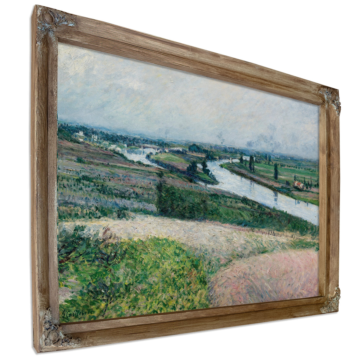 La Seine la Pointe Depinay Circa 1888 By Gustave Caillebotte