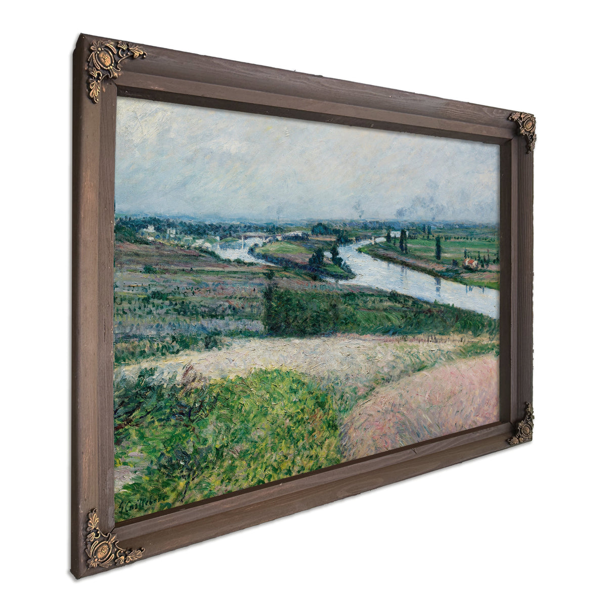 La Seine la Pointe Depinay Circa 1888 By Gustave Caillebotte