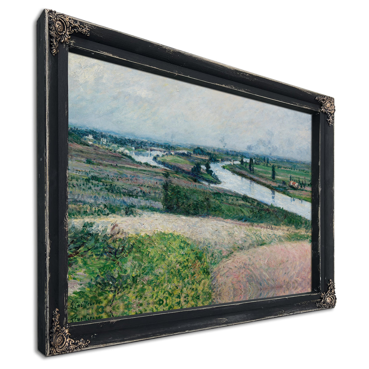 La Seine la Pointe Depinay Circa 1888 By Gustave Caillebotte