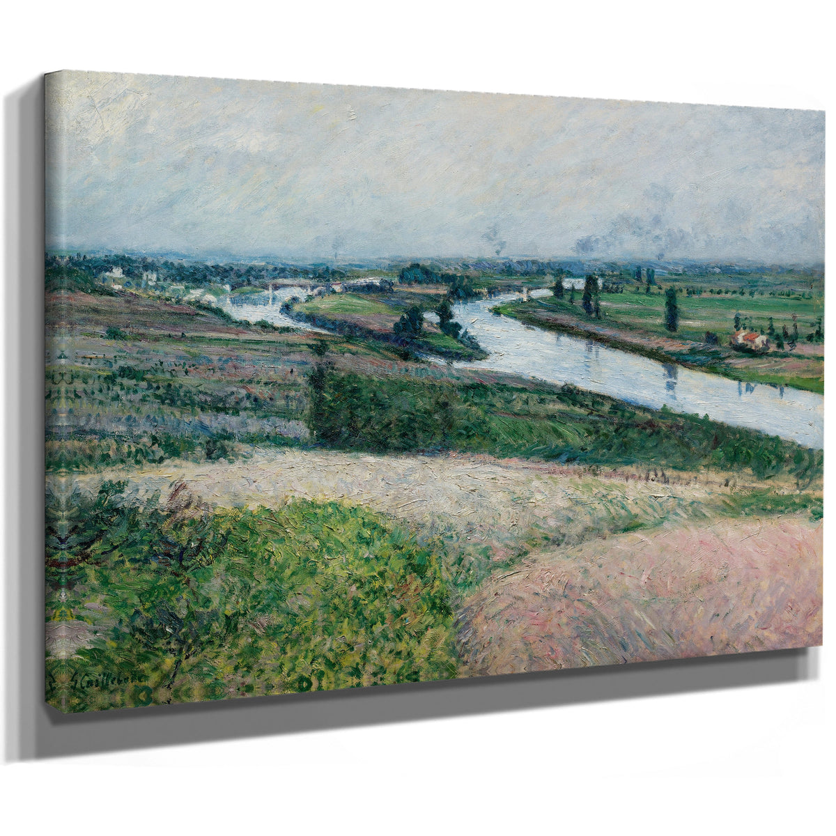 La Seine la Pointe Depinay Circa 1888 By Gustave Caillebotte