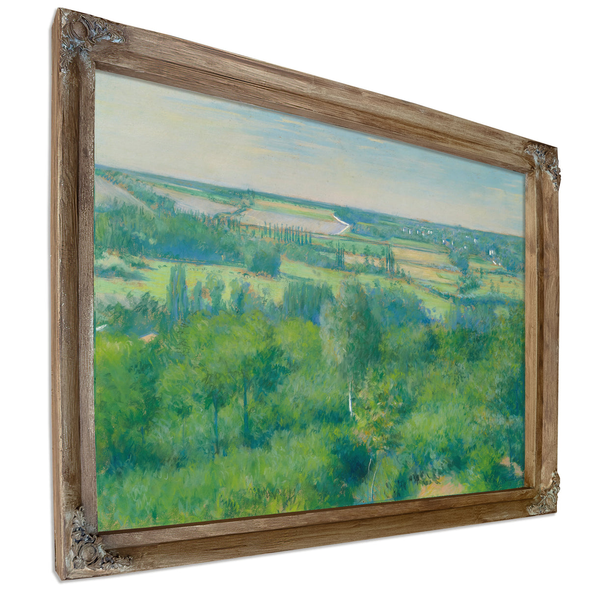La Vallee de Lyerres 1877 02 By Gustave Caillebotte