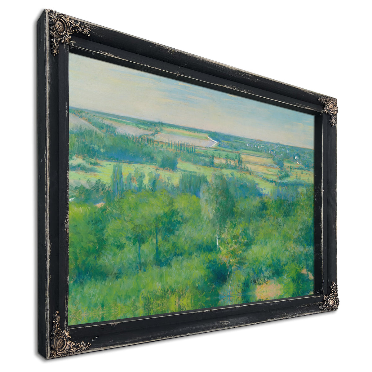 La Vallee de Lyerres 1877 02 By Gustave Caillebotte
