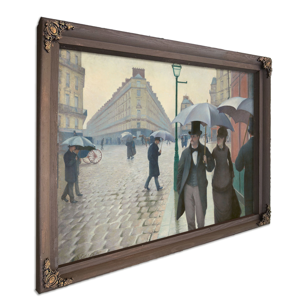 Paris Street Rainy Day By Gustave Caillebotte