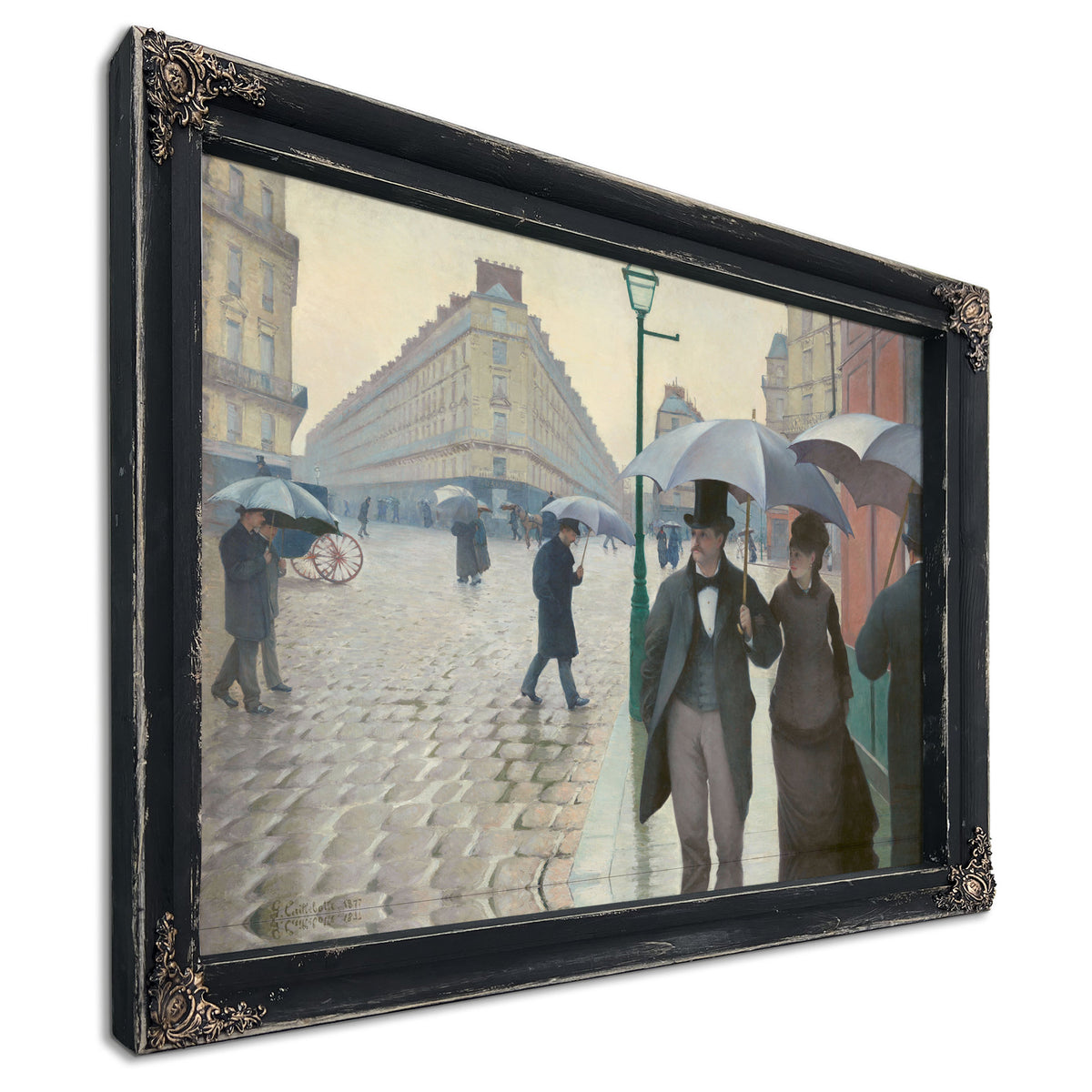 Paris Street Rainy Day By Gustave Caillebotte