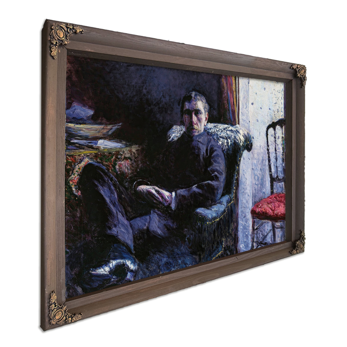 Portrait de Georges Roman 1879 By Gustave Caillebotte