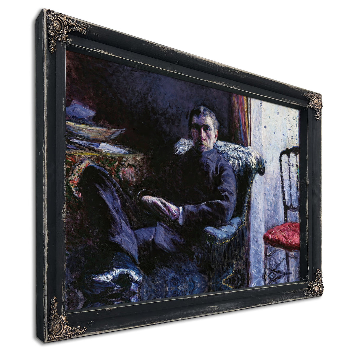 Portrait de Georges Roman 1879 By Gustave Caillebotte