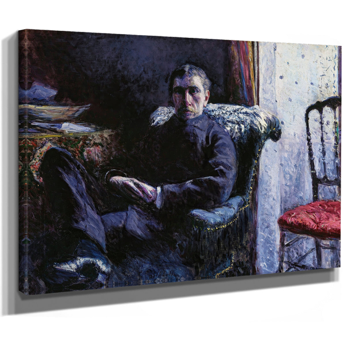 Portrait de Georges Roman 1879 By Gustave Caillebotte