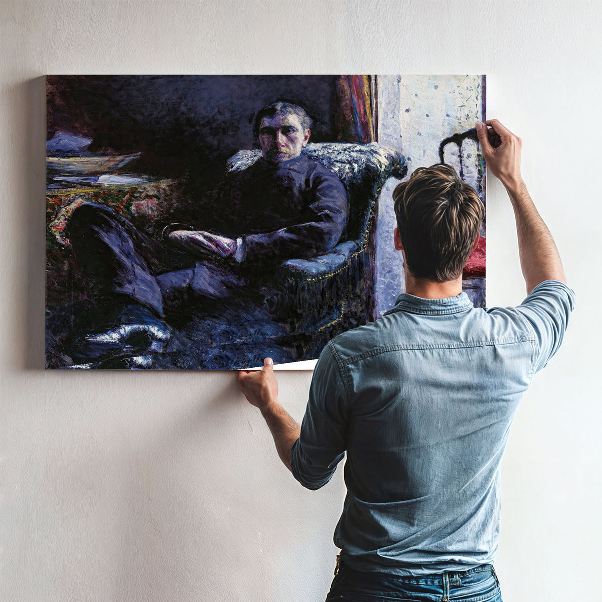Portrait de Georges Roman 1879 By Gustave Caillebotte