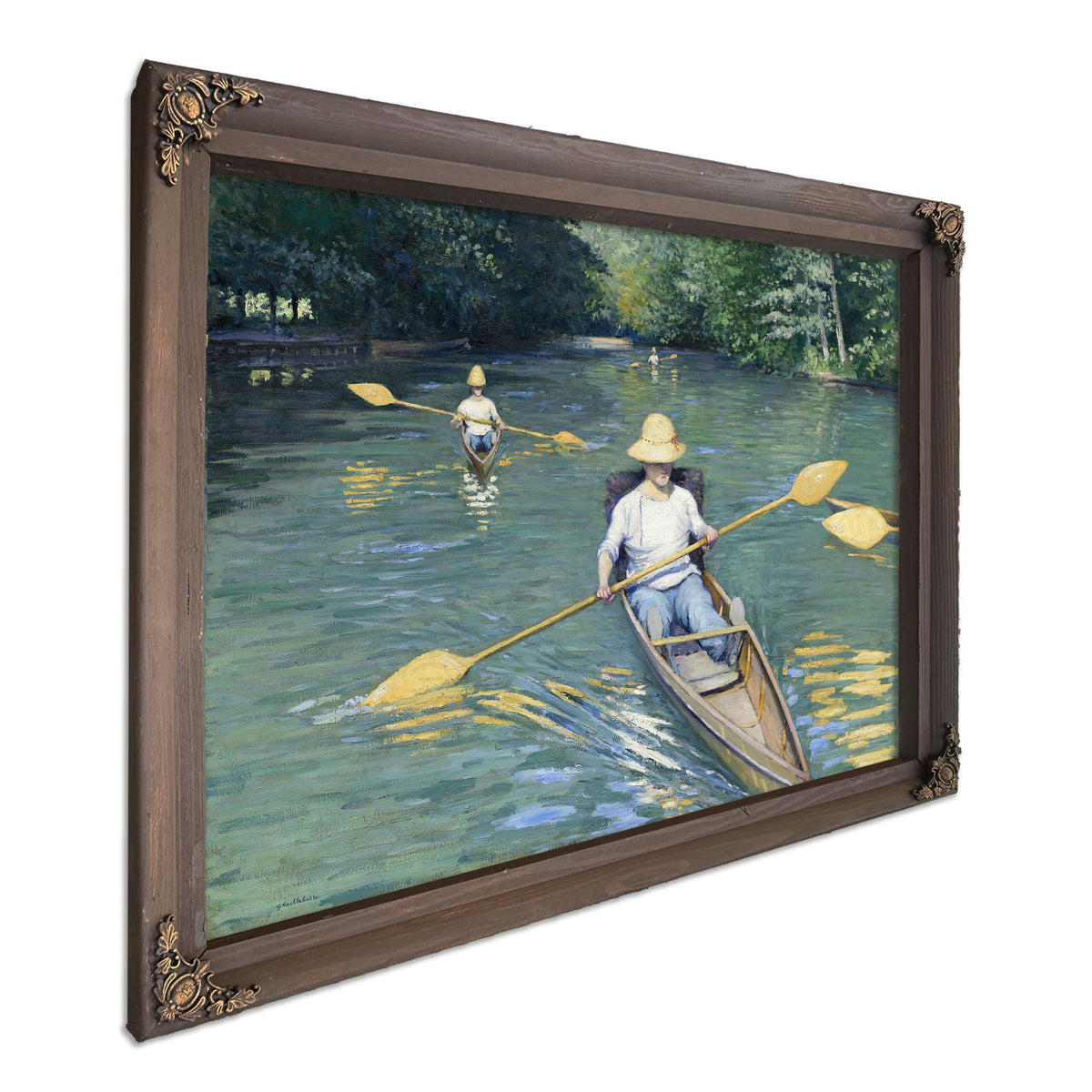 Skiffs 1877 By Gustave Caillebotte