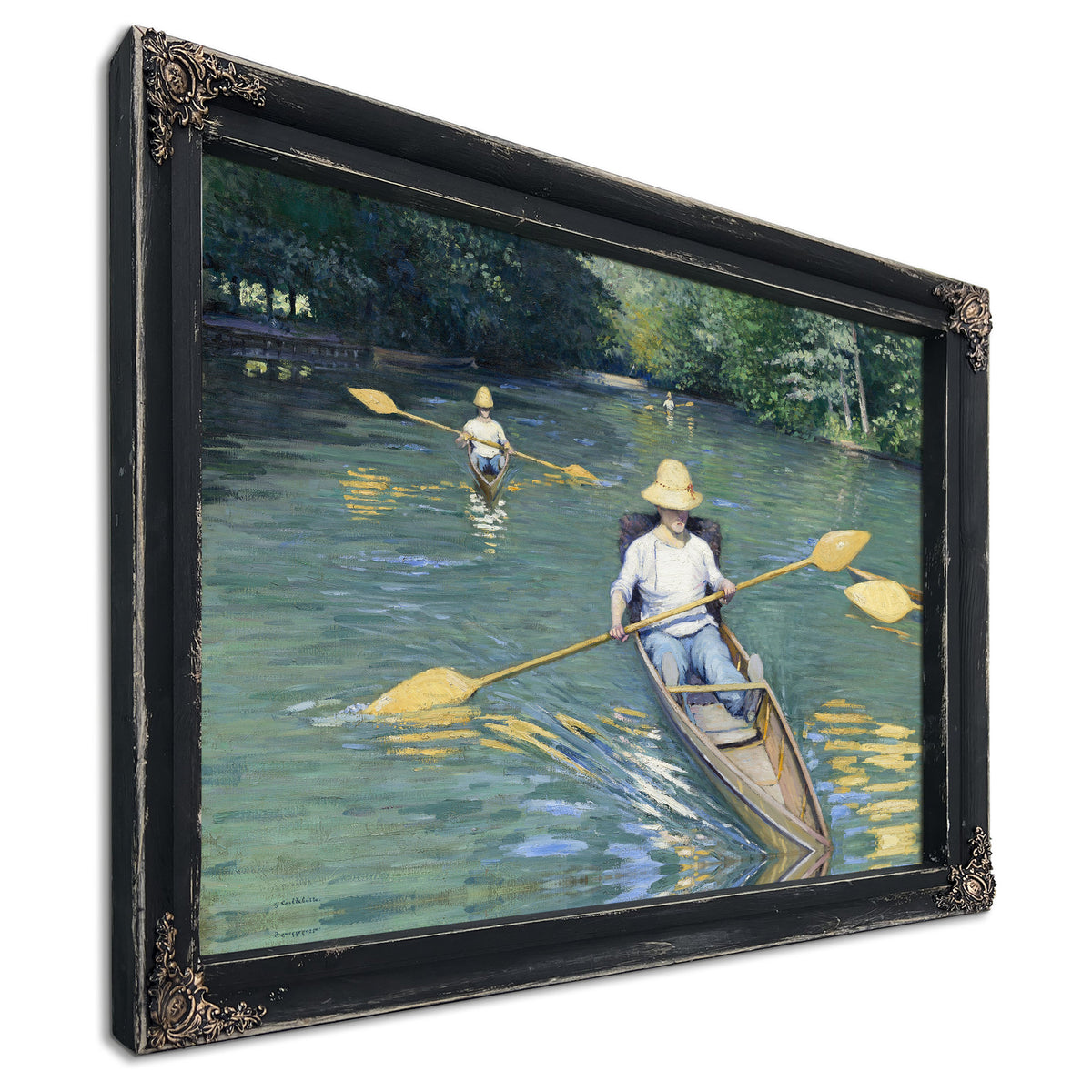 Skiffs 1877 By Gustave Caillebotte