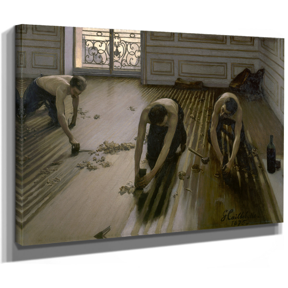 The Floor Planers 1875 By Gustave Caillebotte