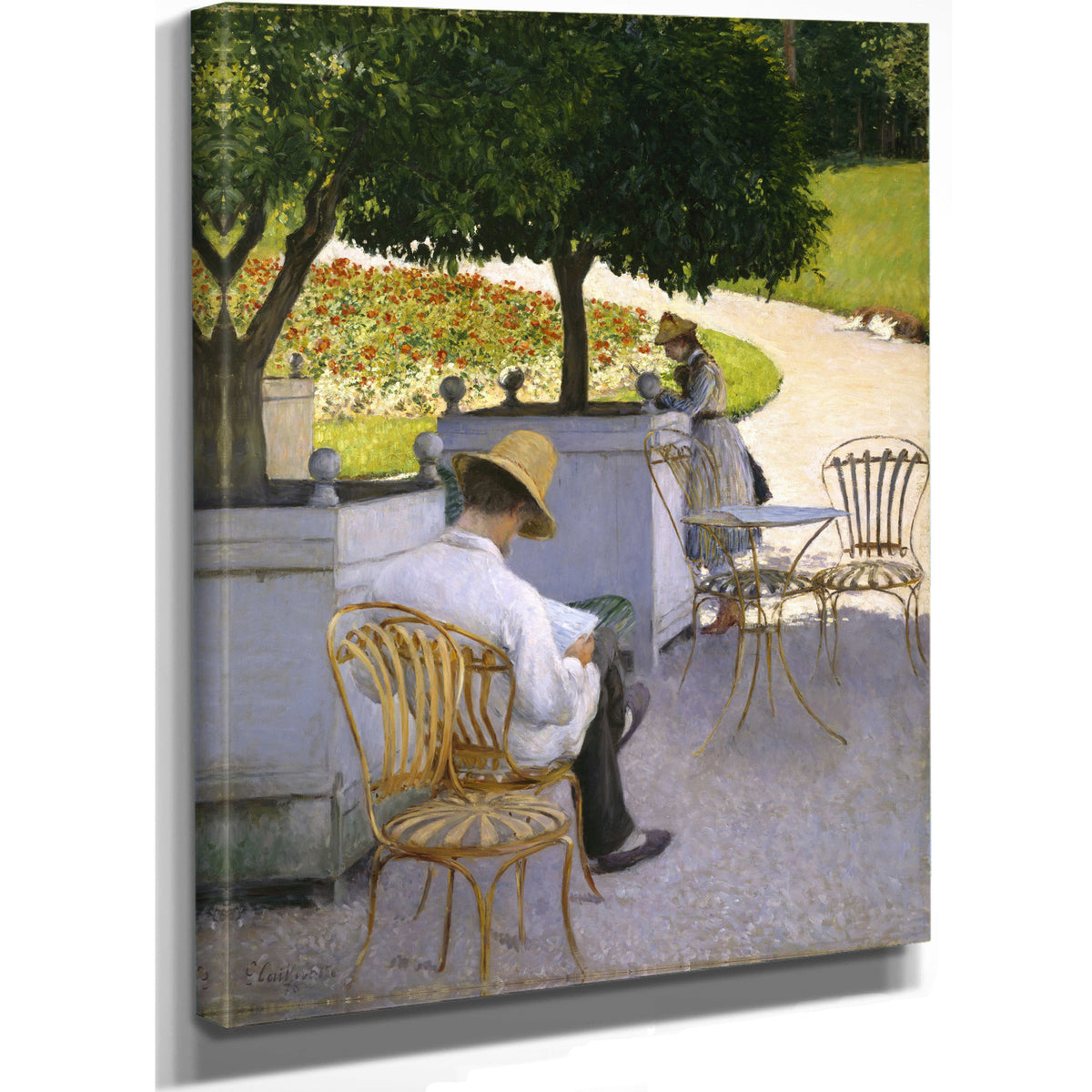 The Orange Trees 1878 By Gustave Caillebotte