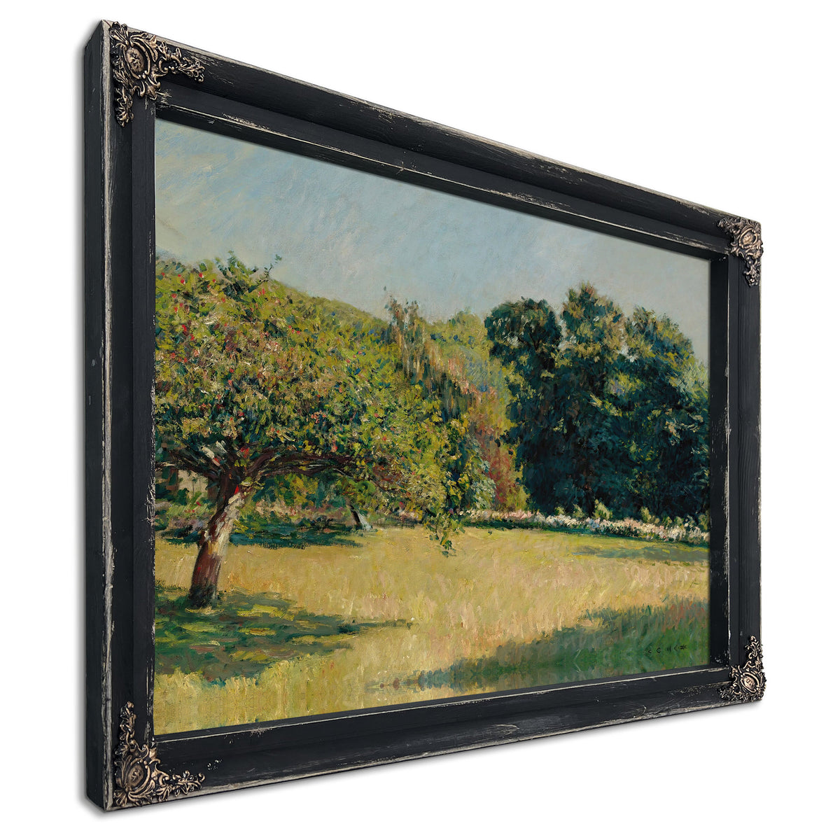 Un Jardin Trouville 1882 By Gustave Caillebotte