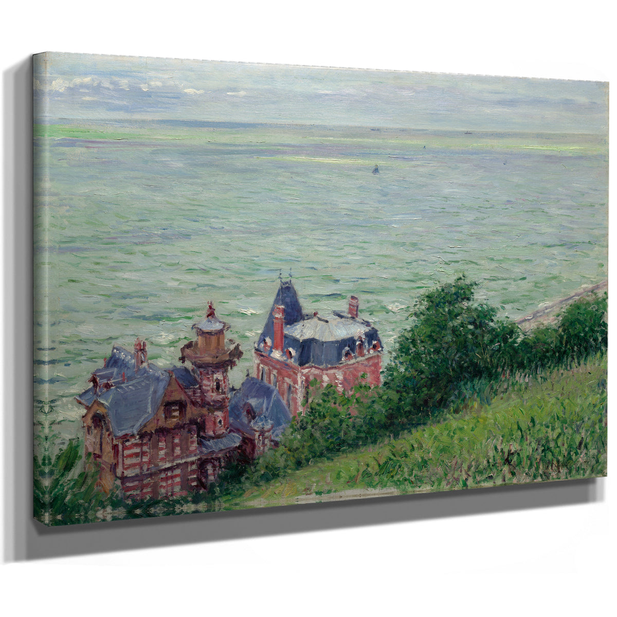 Villas Trouville 1884 By Gustave Caillebotte