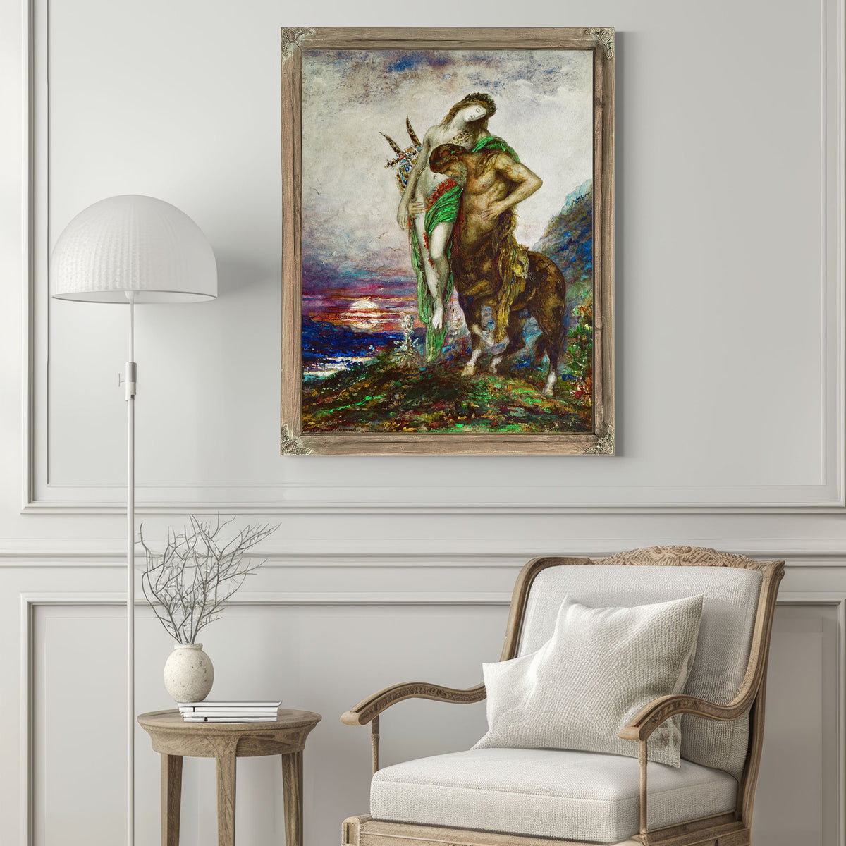 Dead Poet Carried a Centaur 1890 By Gustave Moreau