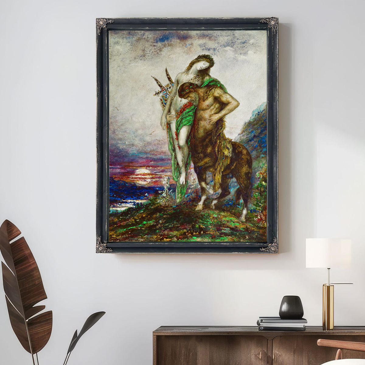 Dead Poet Carried a Centaur 1890 By Gustave Moreau
