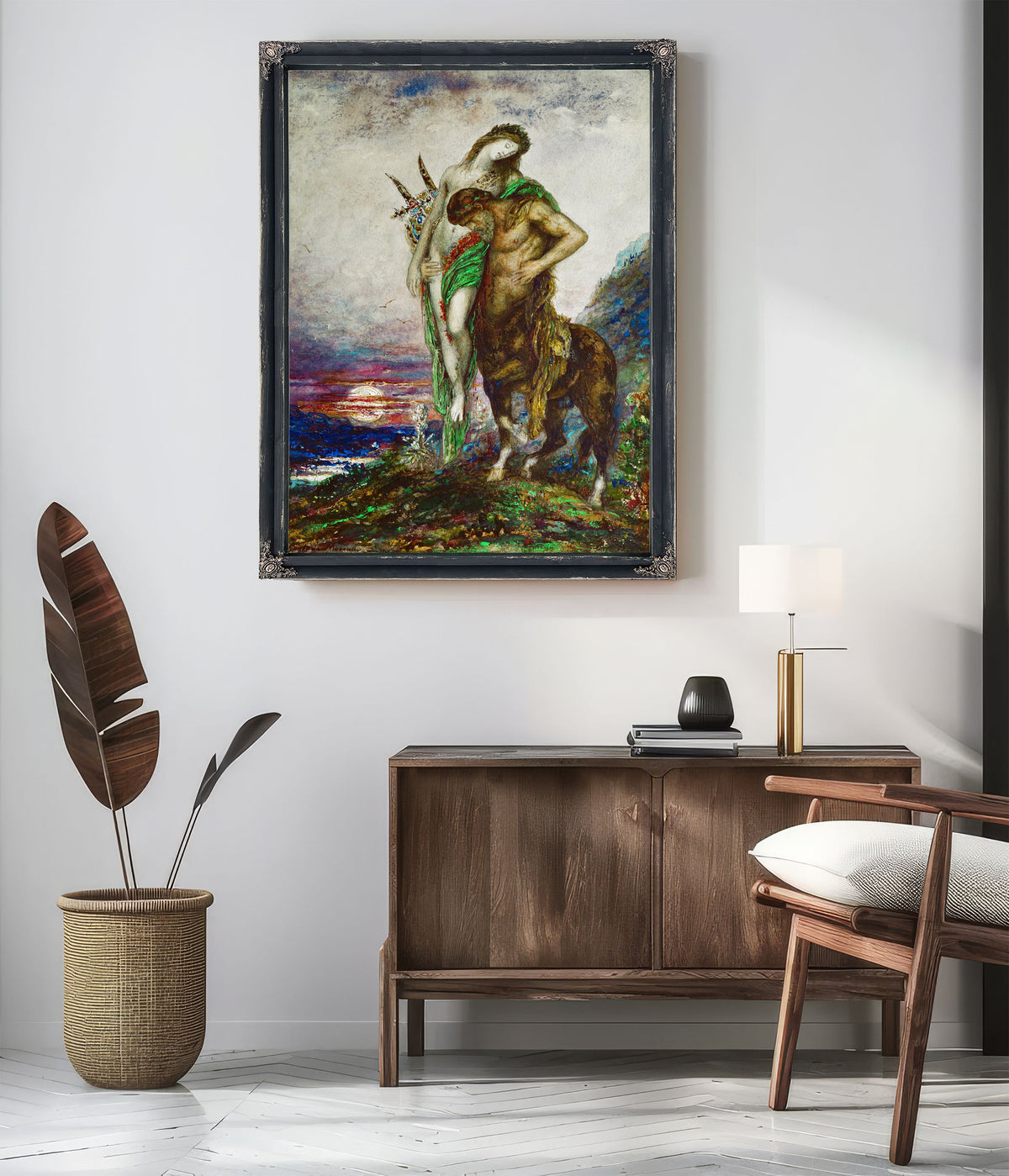 Dead Poet Carried a Centaur 1890 By Gustave Moreau