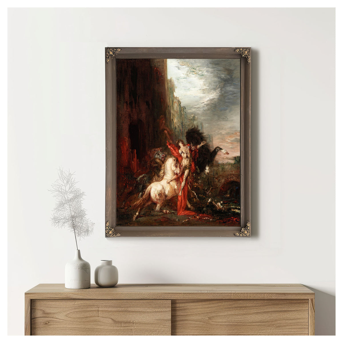 Diomedes Devoured His Horses 1865 1870 By Gustave Moreau