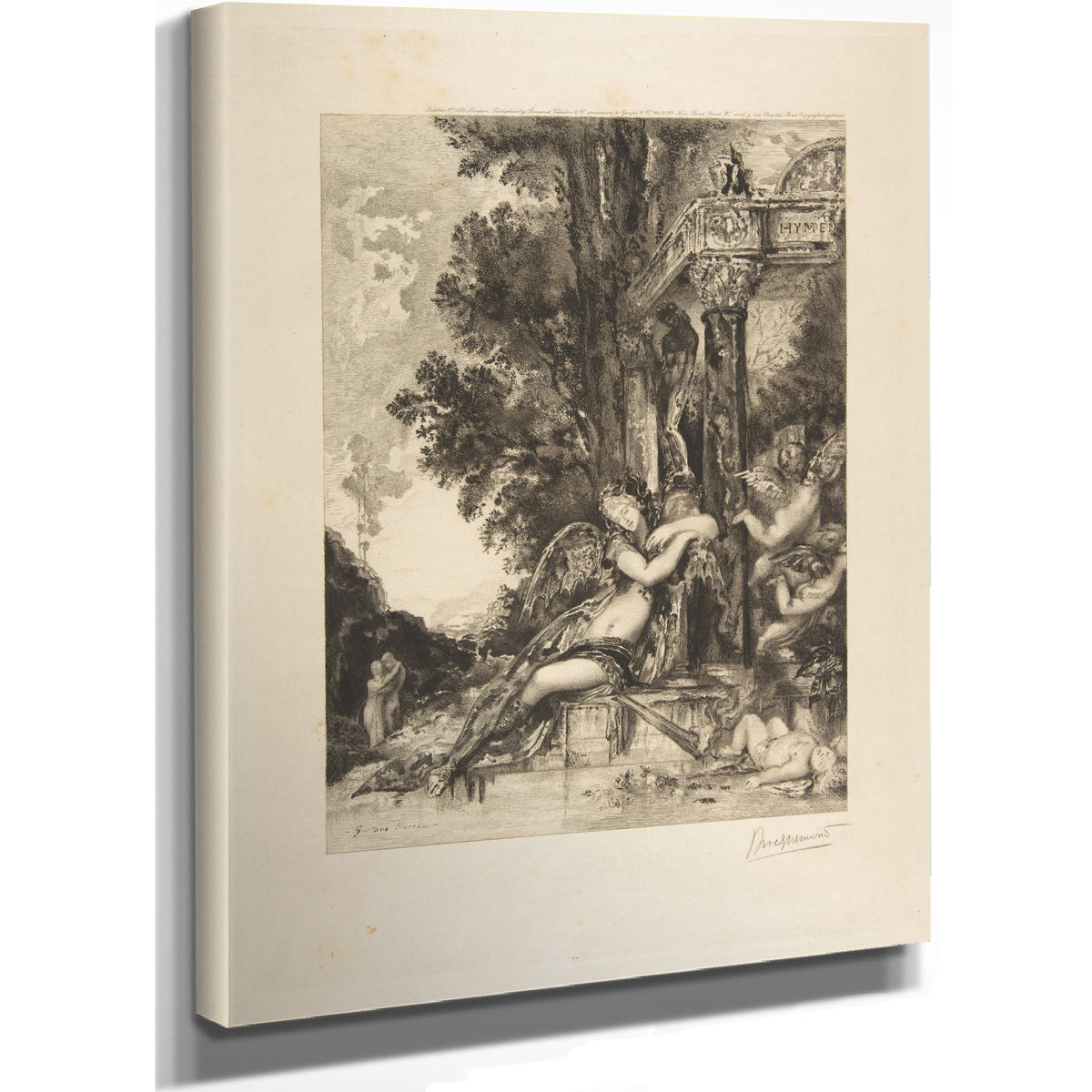 Discord the Fables la Fontaine By Gustave Moreau