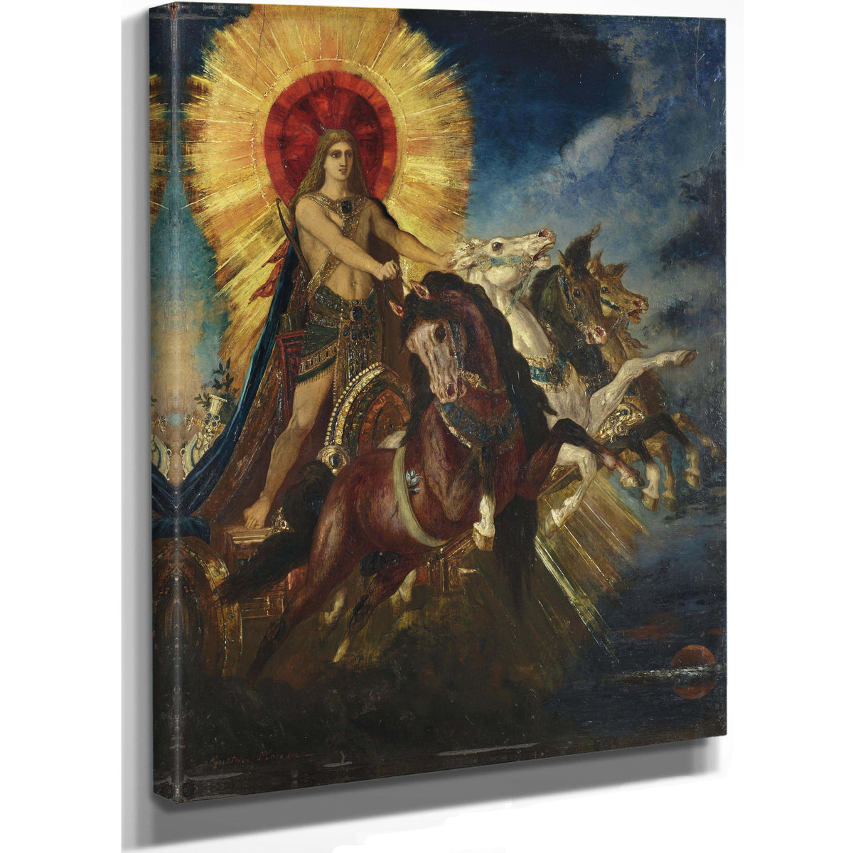 Le Char D Apollon Ou Pheubus Apollon By Gustave Moreau