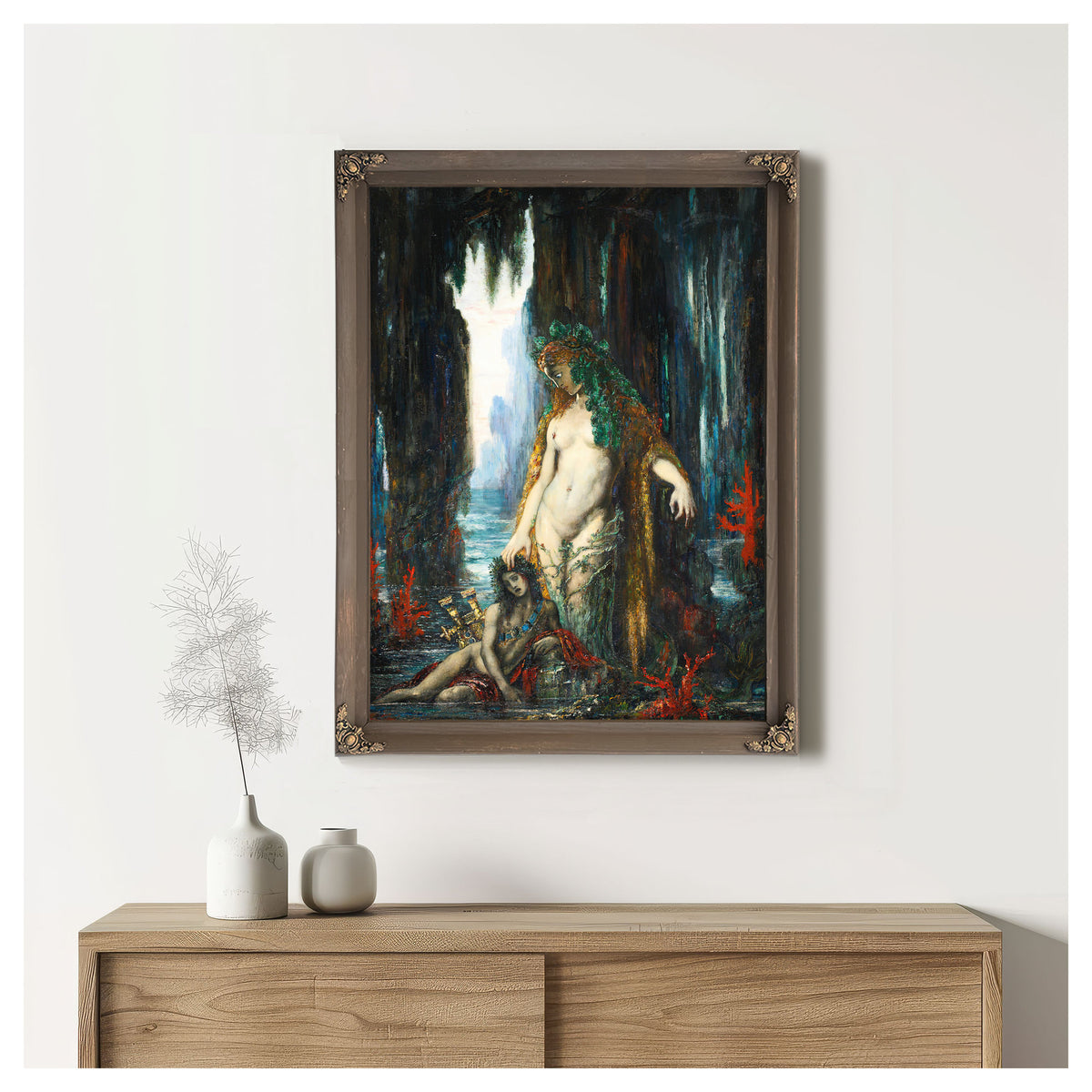 Le Poete et la Sirene 1893 By Gustave Moreau