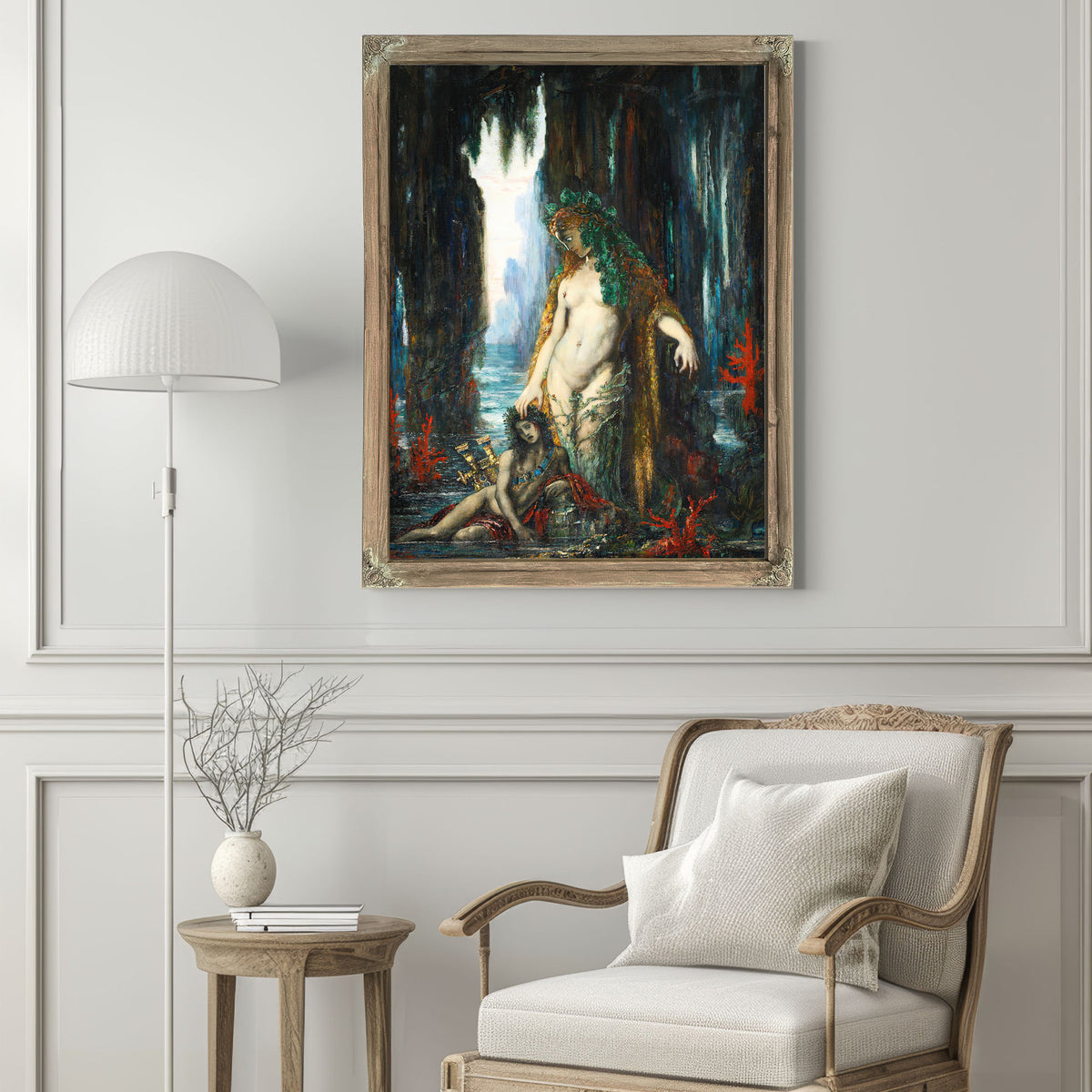 Le Poete et la Sirene 1893 By Gustave Moreau