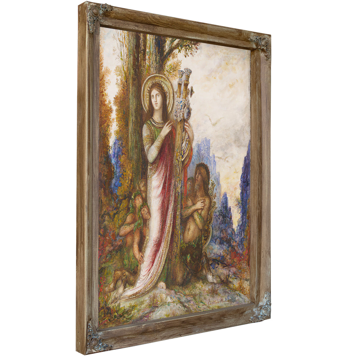 Poet Satyrs C 1890 1895 By Gustave Moreau