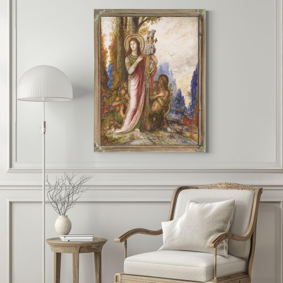 Poet Satyrs C 1890 1895 By Gustave Moreau