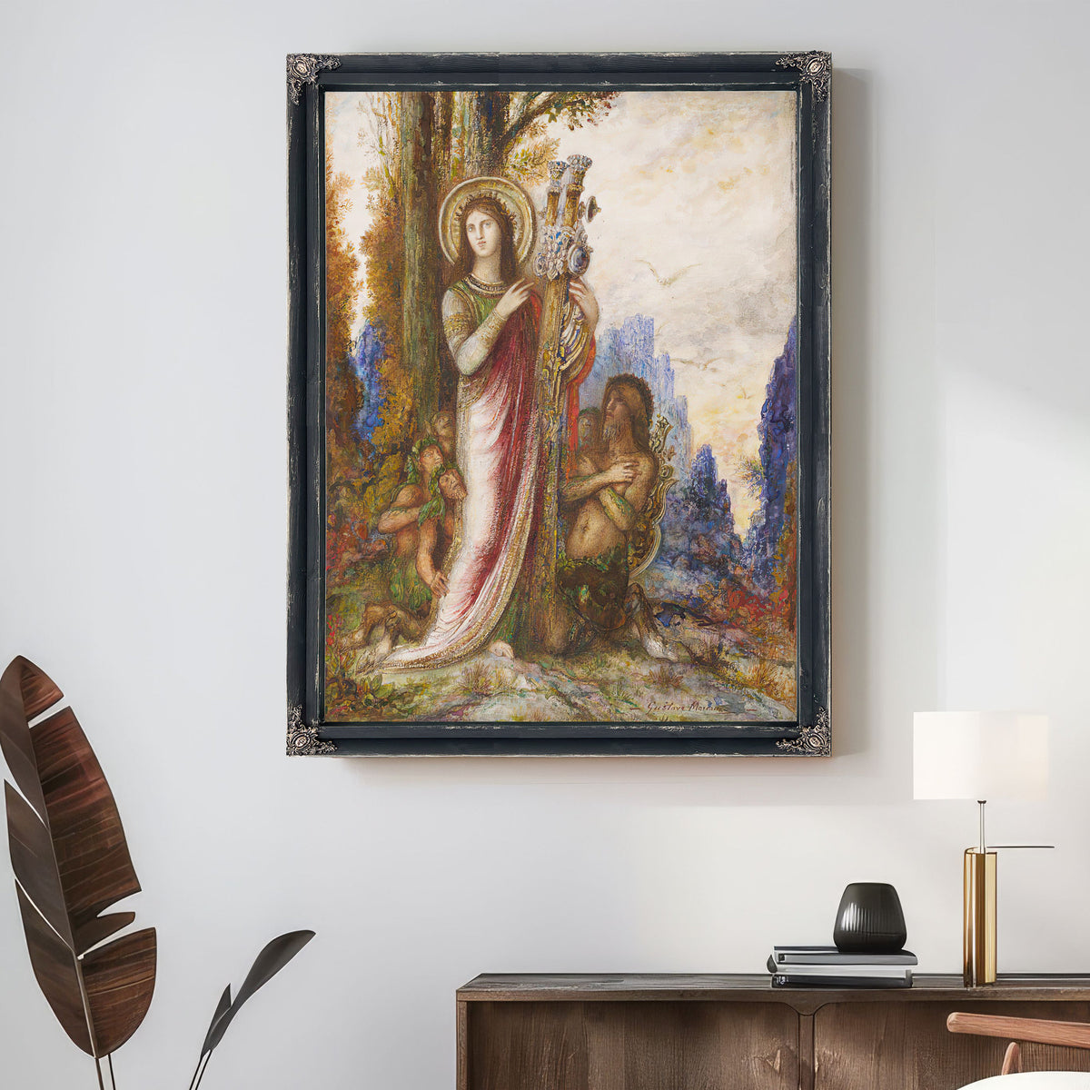 Poet Satyrs C 1890 1895 By Gustave Moreau