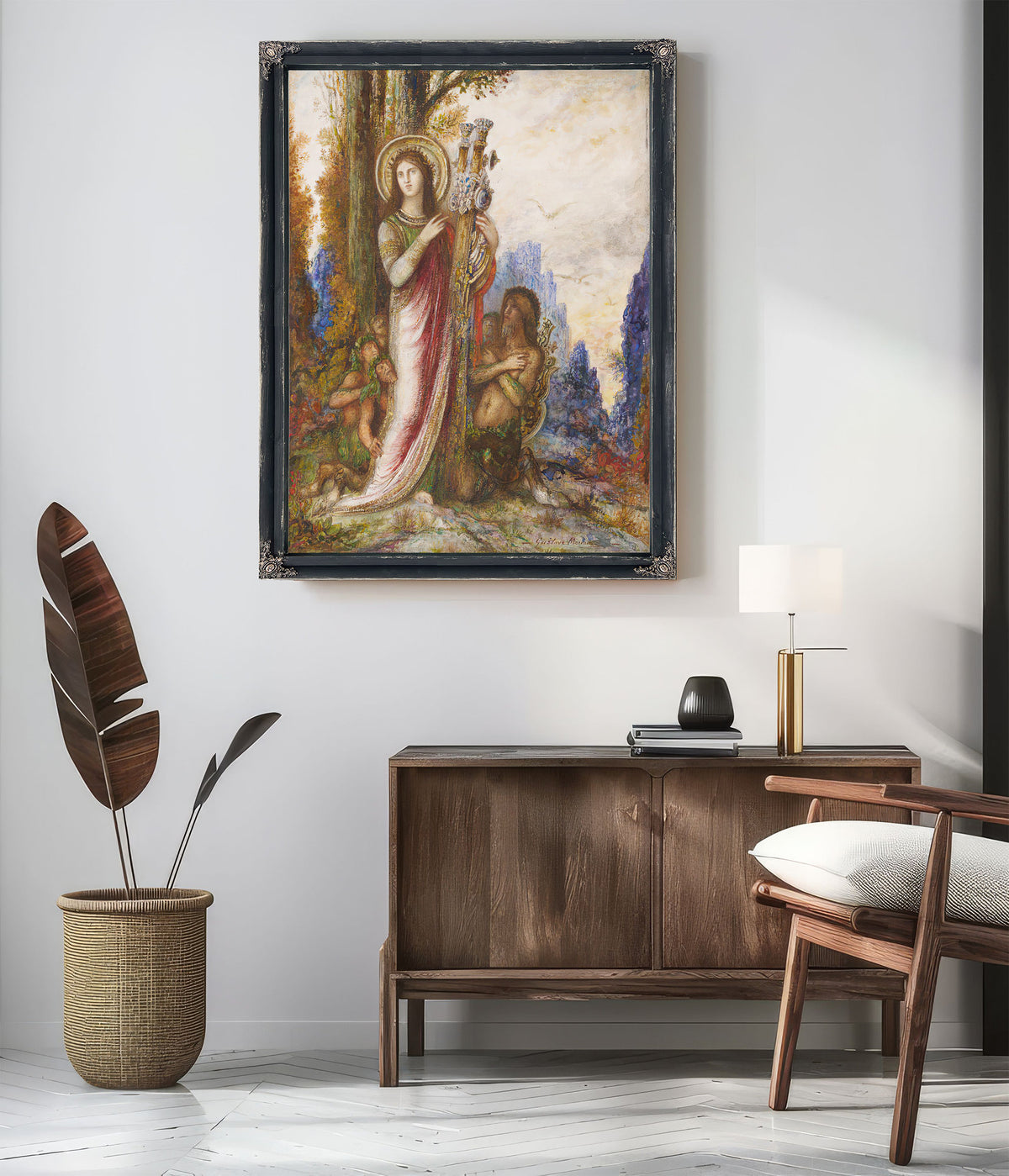 Poet Satyrs C 1890 1895 By Gustave Moreau