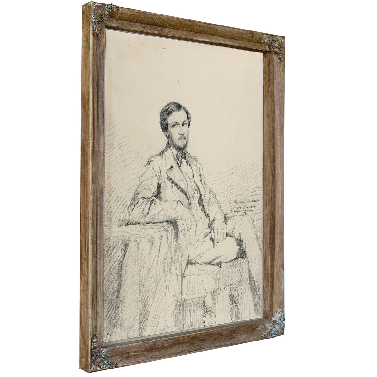 Portrait Eugecne Lacheurieu By Gustave Moreau
