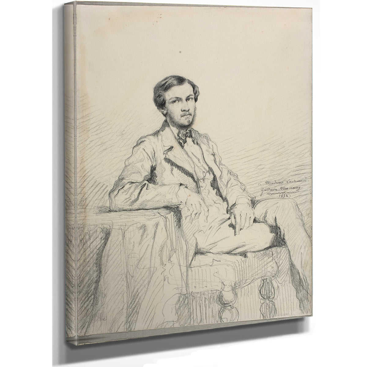 Portrait Eugecne Lacheurieu By Gustave Moreau
