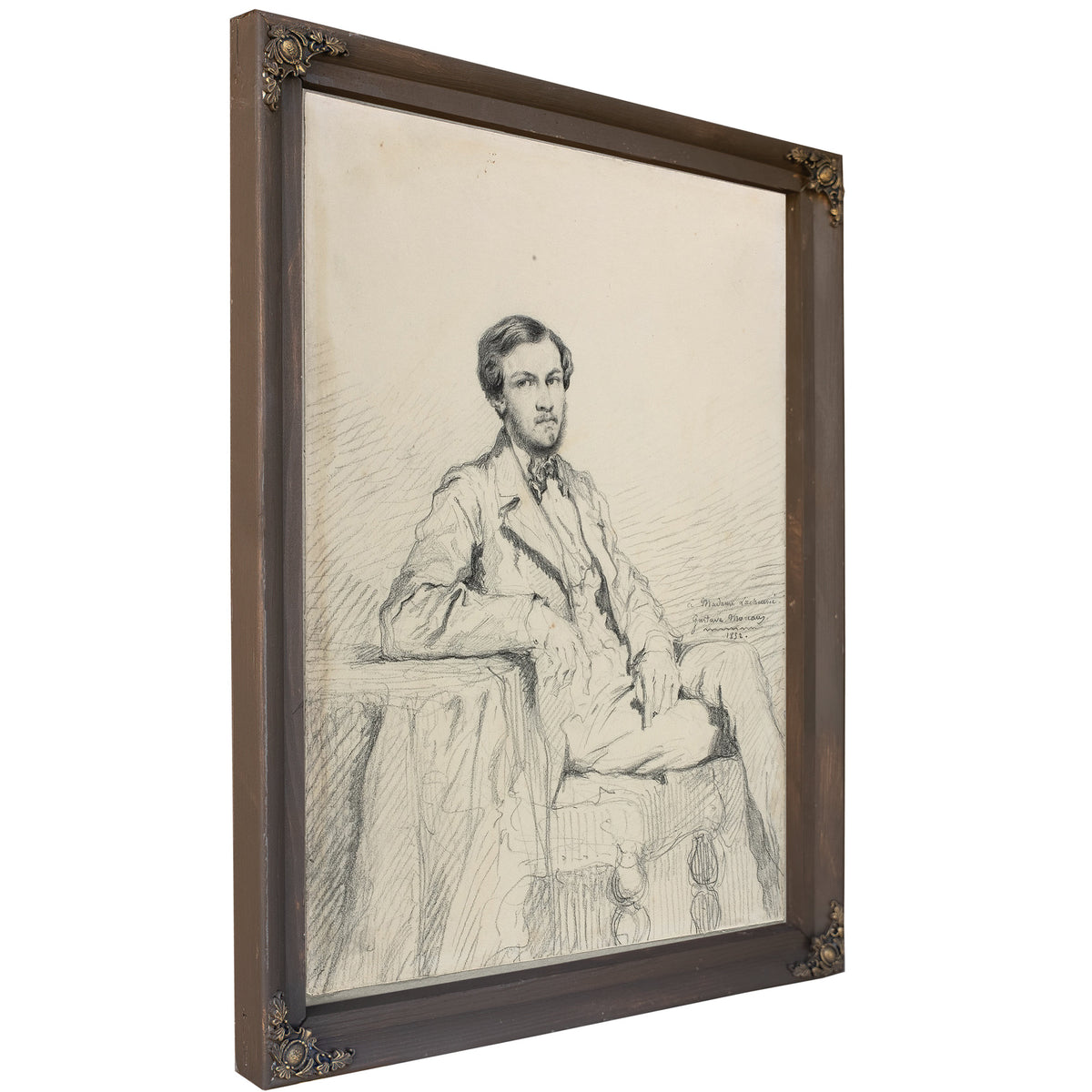 Portrait Eugecne Lacheurieu By Gustave Moreau