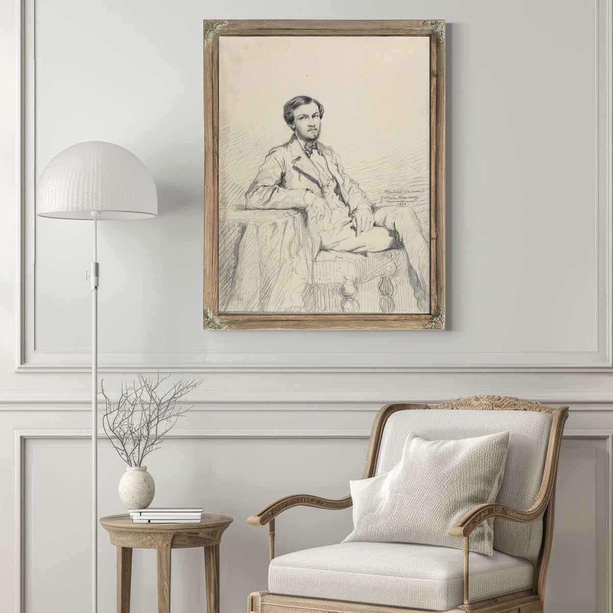 Portrait Eugecne Lacheurieu By Gustave Moreau