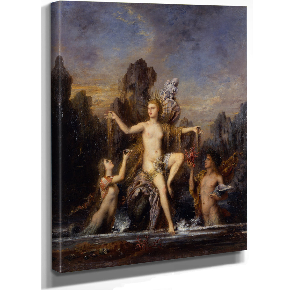 Venus Rising the Sea 02 By Gustave Moreau