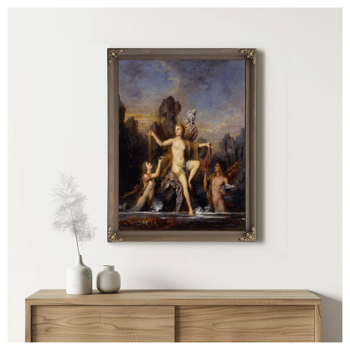 Venus Rising the Sea 02 By Gustave Moreau
