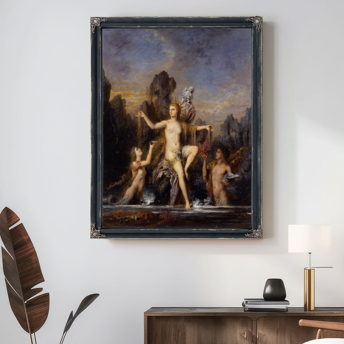 Venus Rising the Sea 02 By Gustave Moreau