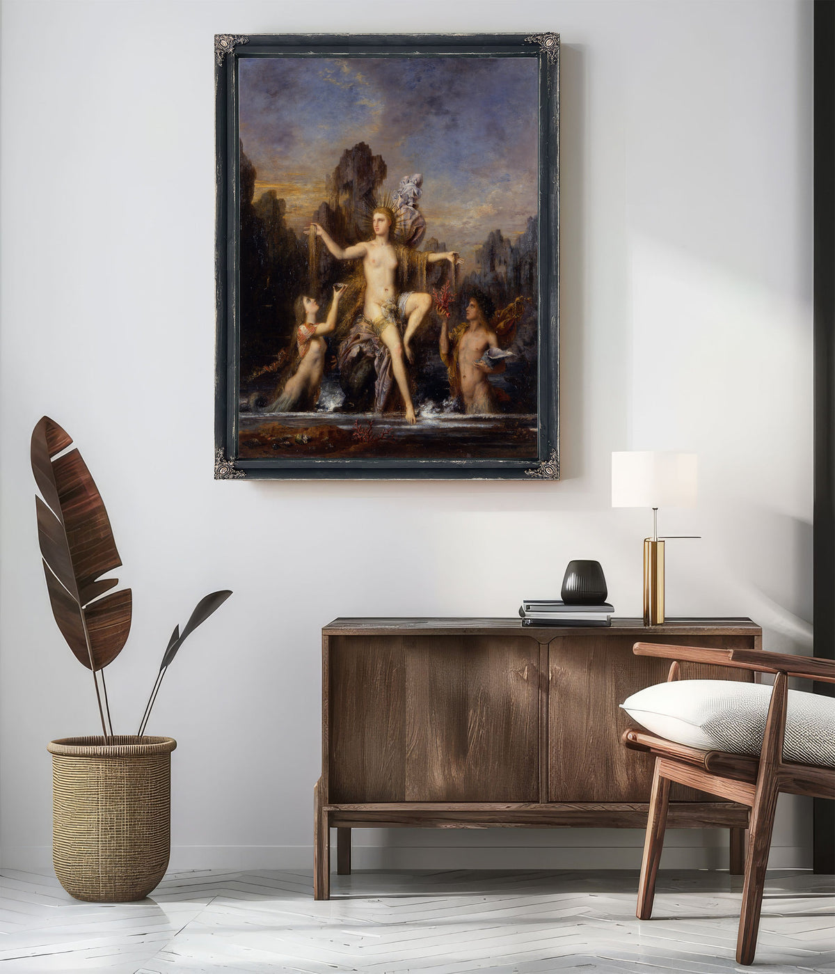 Venus Rising the Sea 02 By Gustave Moreau