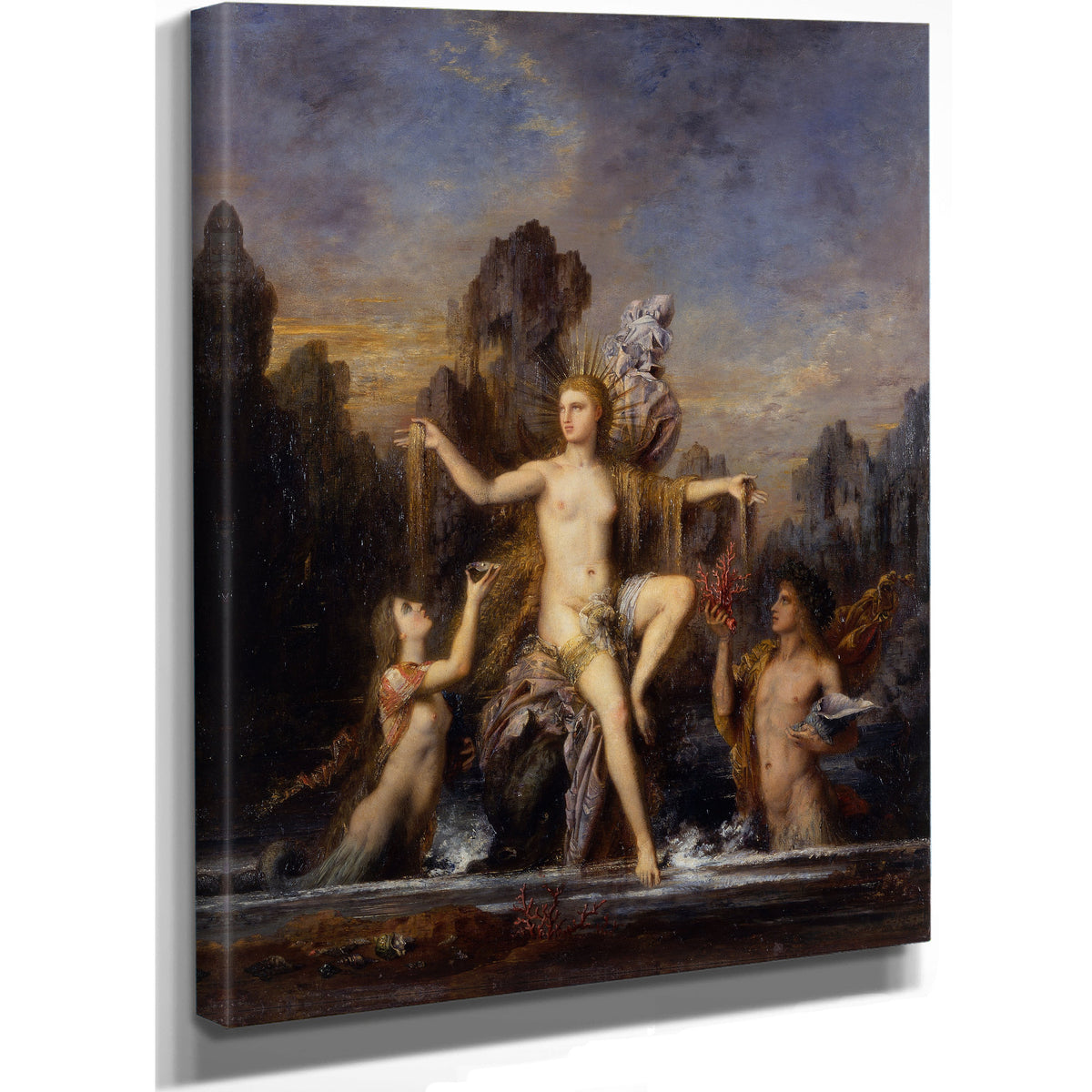 Venus Rising the Sea By Gustave Moreau