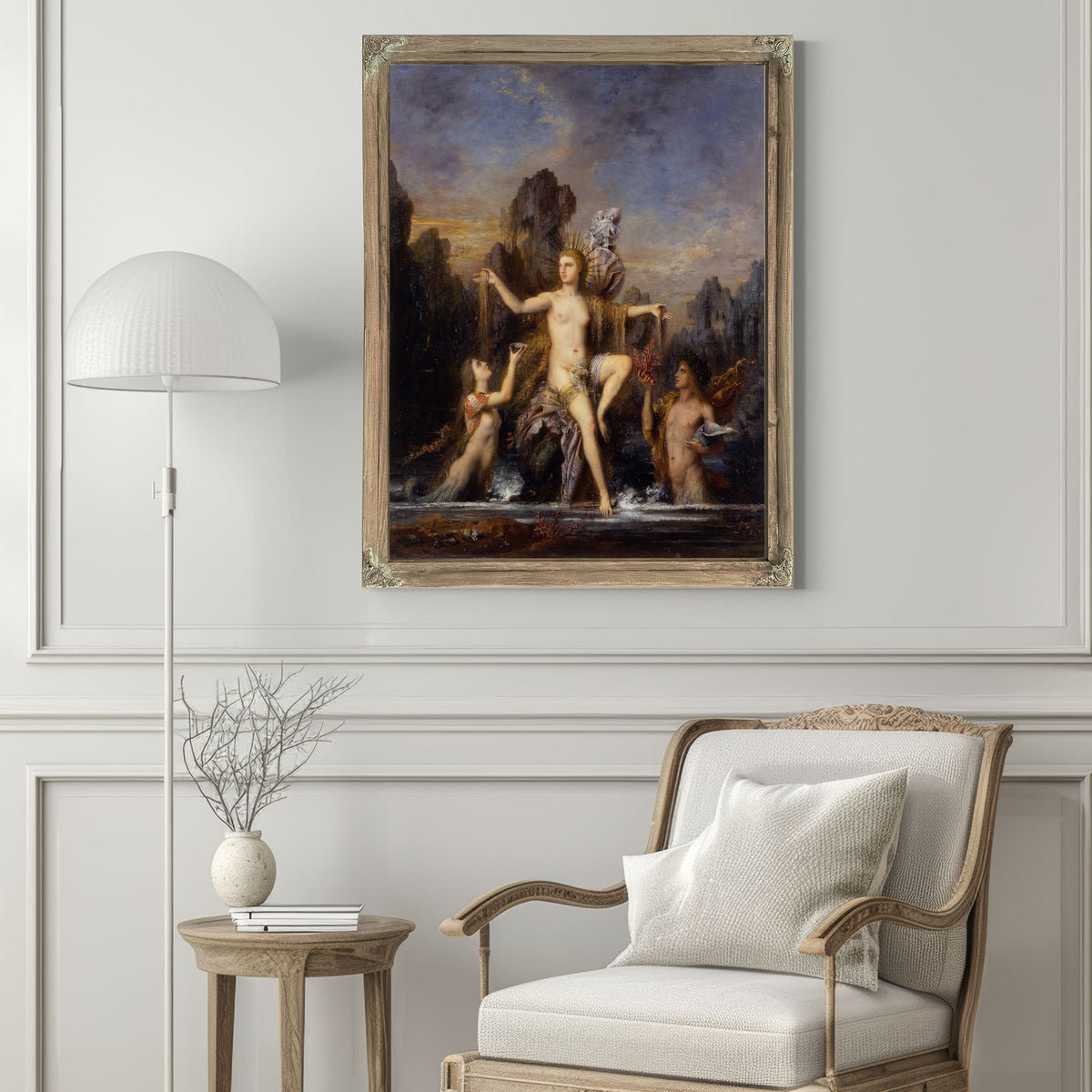 Venus Rising the Sea By Gustave Moreau