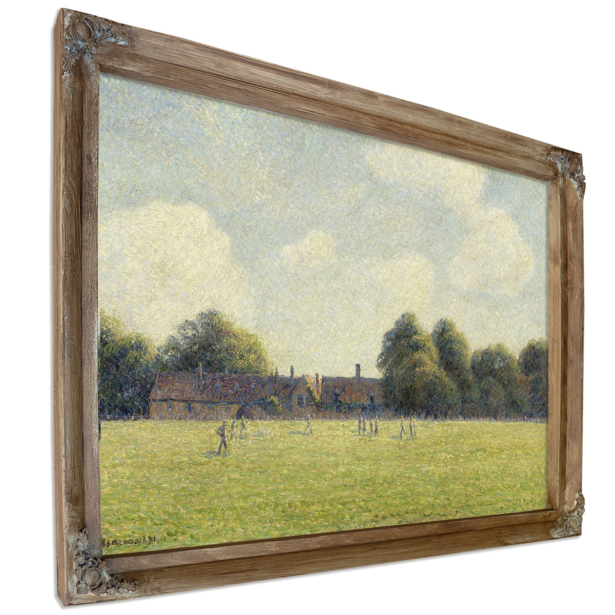 Hampton Court Green by Camille Pissarro